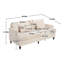 Canapé en chenille de style Mid-Century-129205056