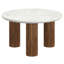 Table basse Joshua en noyer et blanc-979300928
