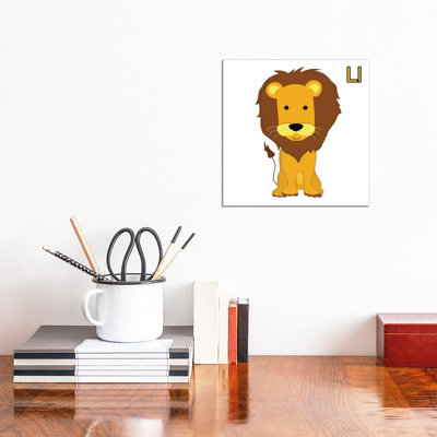 L Is For Lion by 5by5collective - Wrapped Canvas Gallery-Wrapped Canvas Giclée