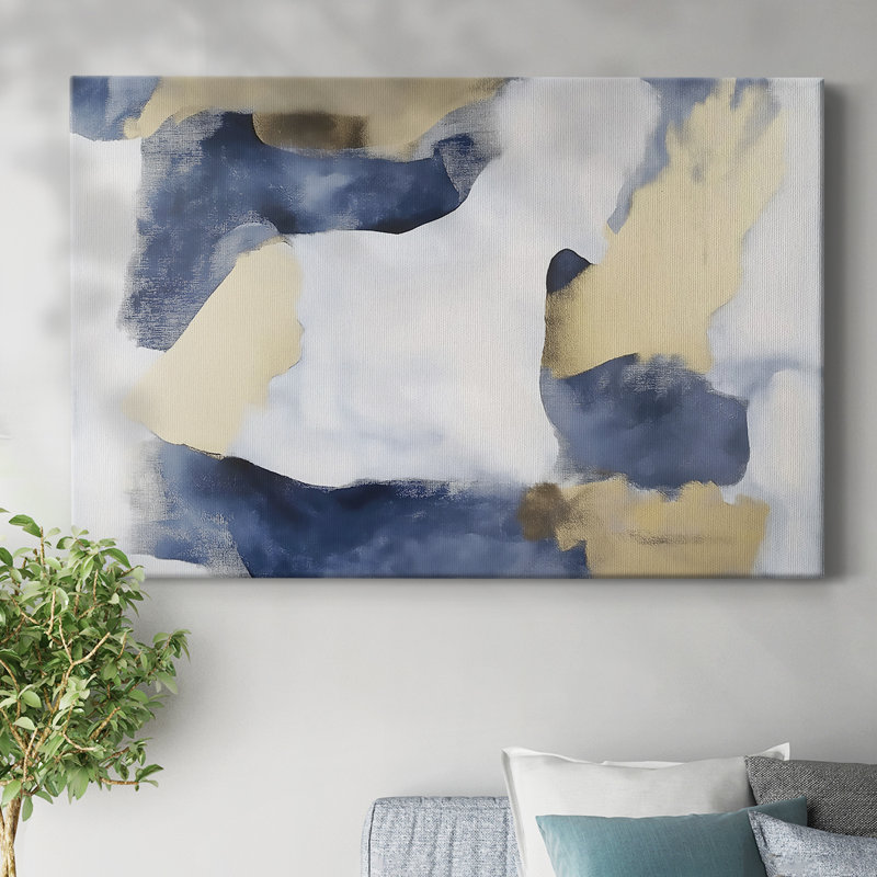 Série de paysages abstraits XLV, H 18 po x l 27 po