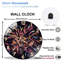 Horloge murale en verre 12 po