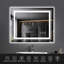 Miroir de salle de bain 24 po x 32 po à DEL sans cadre, miroir intelligent-471181285