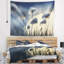 Tapisserie fleurs de coton arctiques-28488465