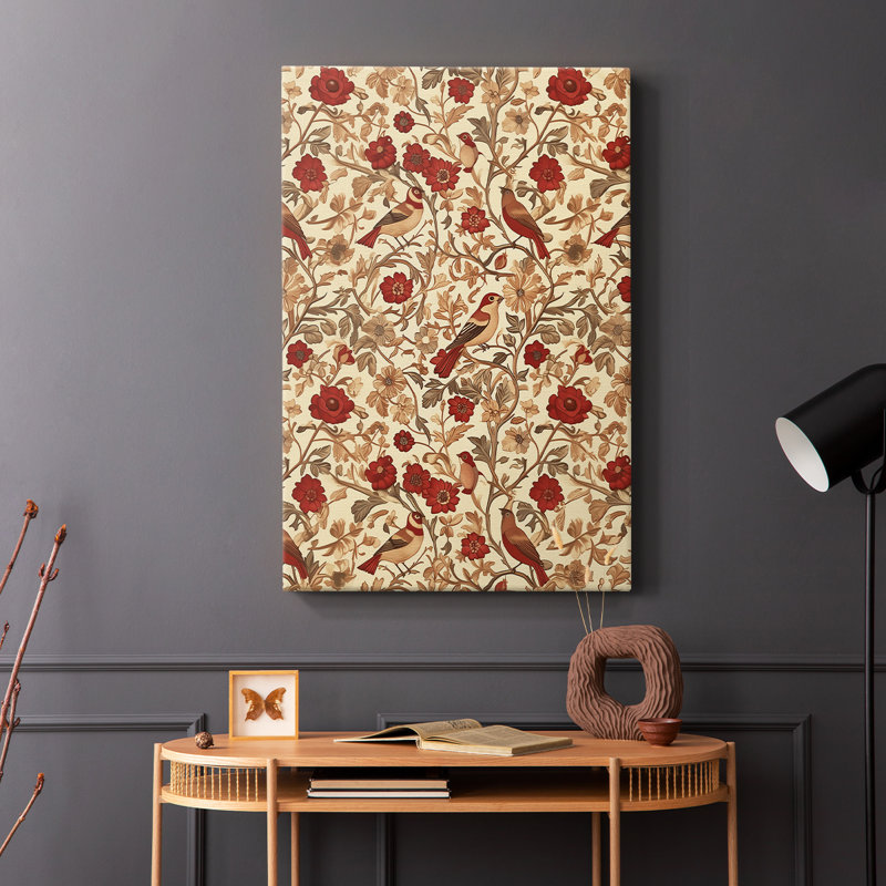 WM MORRIS Series CCLVIII  -Premium Gallery Wrapped Canvas -Ready to Hang, 48" H x 32" W