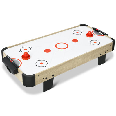 RayChee 36 2 Player  Table Top Air Hockey Table wPowerful Air 2 Pushers  2 Air Hockey Pucks