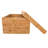 Hand-Woven Rattan Rectangular Bin with Lid-1140169996-1140159256