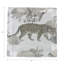 Leopard Walk Hemstitch Cocktail 6" Linen/Cotton Napkin-122609853