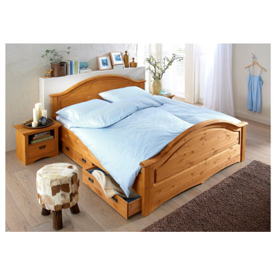 Pinnix Solid Wood Bed