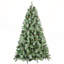 Arbre de Noël 6 pi avec 66 pommes de pin, 988 pointes, PVC mélangé et branches à aiguilles dures, installation facile, support en métal robuste-547607483
