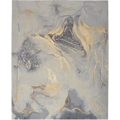 Chamarra Abstract Wool Area Rug
