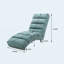Canapé inclinable de luxe en tissu-129598780