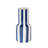 Cole And Grey Ceramic Round Decorative Vase With Black Vertical Stripes-513826171-513826169