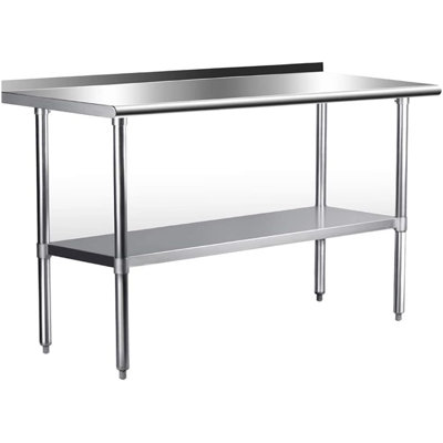 Tianjin Jiachuang Heye Technology Co.,LTD Stainless Steel 24'' L x 48'' W x 34'' H Adjustable Work Table