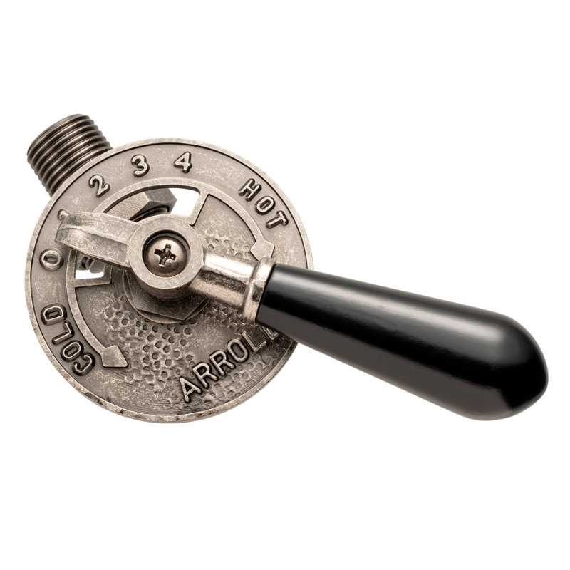 UK-14 Antique Copper Lever Manual Valve, Pewter