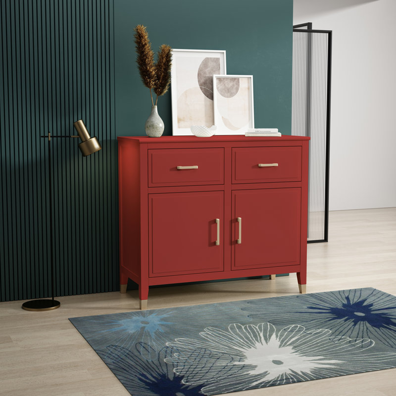 Aldena 95cm Sideboard, Red