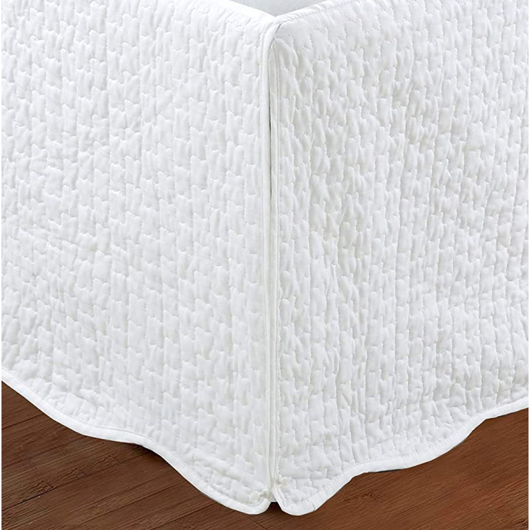 16" Bed Skirt Cozy Line Home Fashion Size: Queen