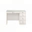 Meuble-lavabo 1 pièce avec plateau en verre et 5 tiroirs en cristal blanc-1667097098