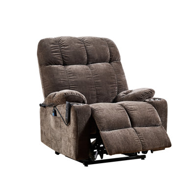Liyasi Dual OKIN Motor Power Lift Recliner Chair  for Elderly Infinite Position Lay Flat 180° Recliner with Heat Massage