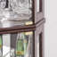 Armoire de coin en verre, vitrine lumineuse, vitrine de coin, armoire de vestibule-1692749158