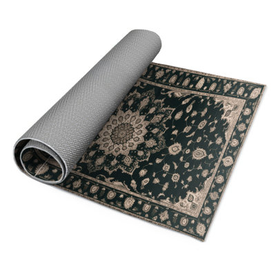 Tapis bleu intérieur et extérieur Tabriz