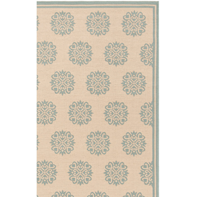 Frankee Performance Oriental Indoor/Outdoor Area Rug, Rectangle 7'10" x 10'