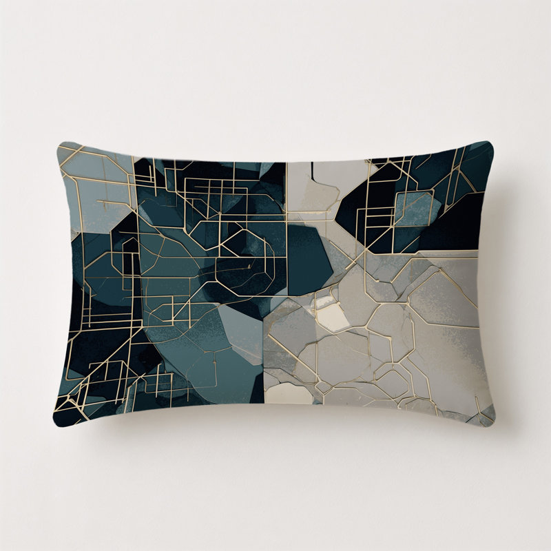 Nova Rays Indoor And Outdoor Throw Pillow, Rectangle 14"H x 20"W