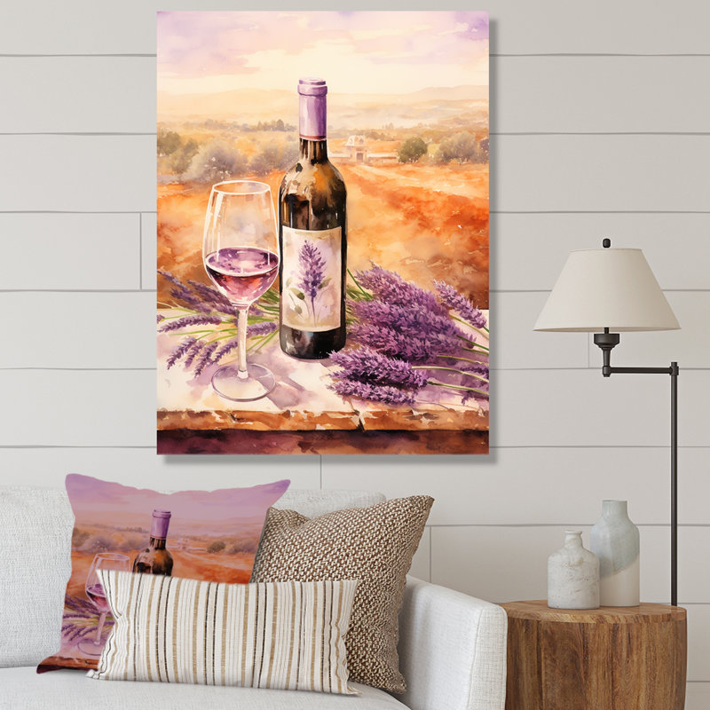 Winerys Whisper I - Impression, Cadre photo noir, H 32 po x l 24 po