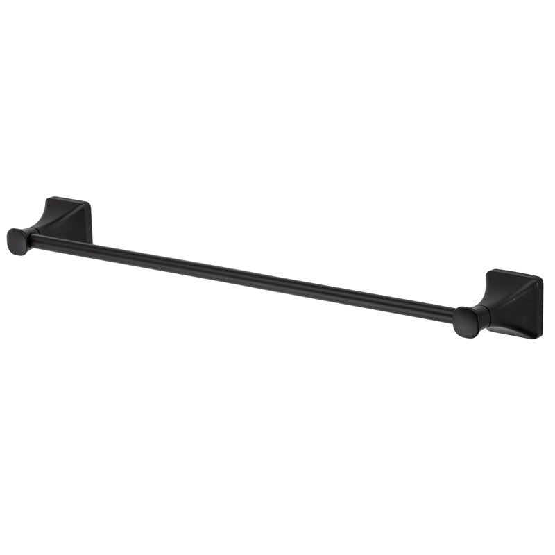 Monterrey Towel Bar,, Matte Black, 1.88" H x 31.38" W x 3" D
