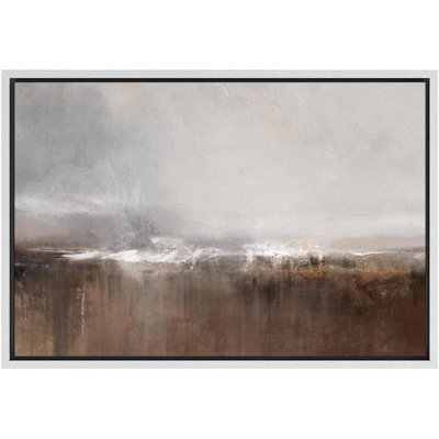 Paysage minimaliste brun, minimaliste douillet