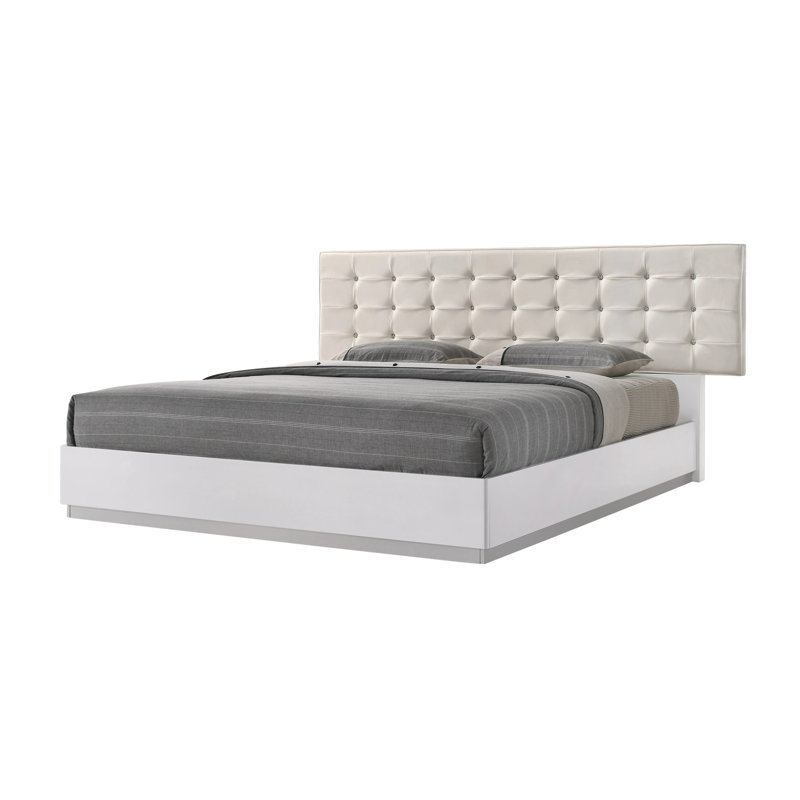 Baldree Upholstered Wingback Bed, King