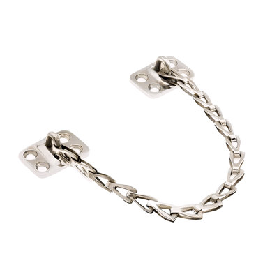 Chaîne Deltana TC82U15 de 12 po de long; finition nickel satiné