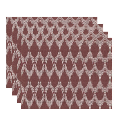 Lassiter Polyester Geometric Rectangle Placemat