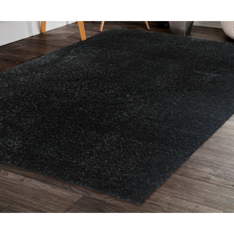 Feather Talisha Black Area Rug