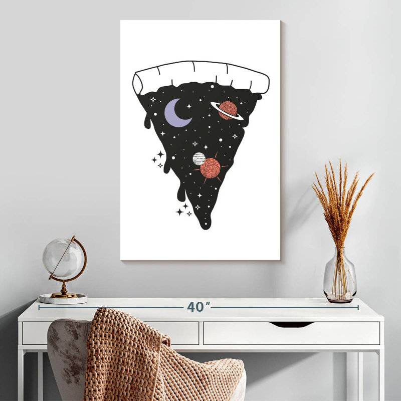 Space Pizza, H 30 po x l 20 po