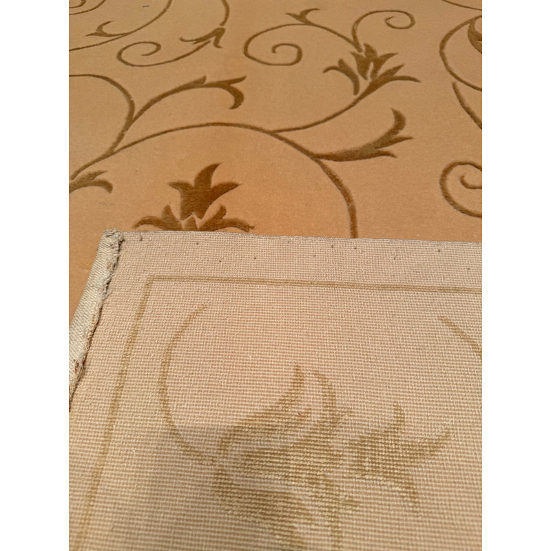 Tapis en laine beige noué à la main Original Original