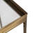 Rectangle Metal and Glass Side Table-304401907