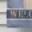 Polyester 2 côtés 40 x 28 po welcome drapeau maison-73943139