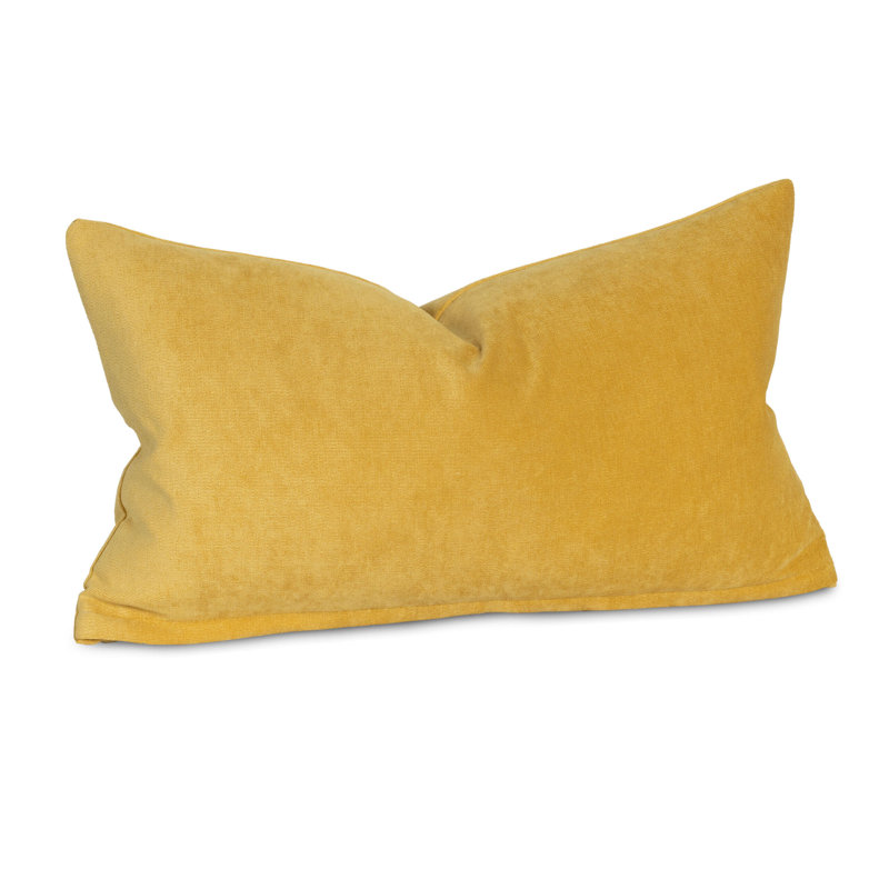Wein Throw Pillow Cover & Insert, Coffee Bean, Rectangle 12"H x 21"W, Feather