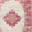 Tapis floral rose 9 pi x 12 pi tissé à la machine