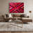 Hard Edge 23 Red Canvas Wall Art-2027254904