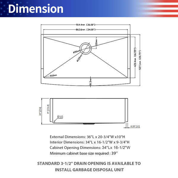 Product Dimensions