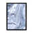 Toile avec cadre de coin noir fermé