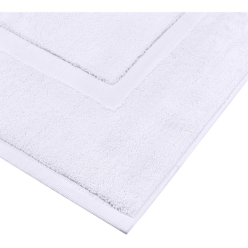Rectangle Bath Rug, White