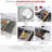Completo Stylish Dual-Mount 30" Double-Bowl Stainless Steel Workstation Kitchen Sink