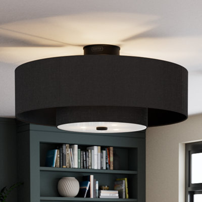Ventilateur de plafond 30 pouces avec lumières et télécommande Jasmine Roth x Hunter