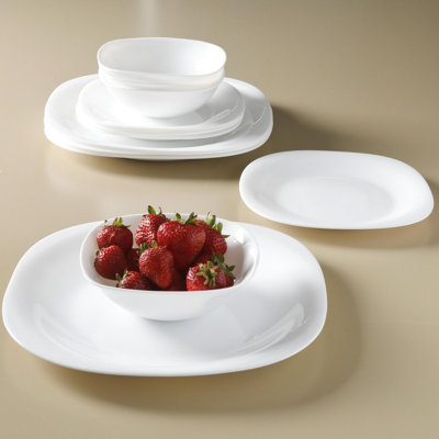 Hokku Designs  Glass Dinnerware Set - Service for 6