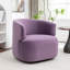 Fauteuil demi-tonneau pivotant rembourré Tybias-1288615242