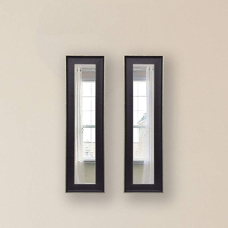 Ensemble de miroirs 2 pièces, H 37,5 po x l 13,5 po