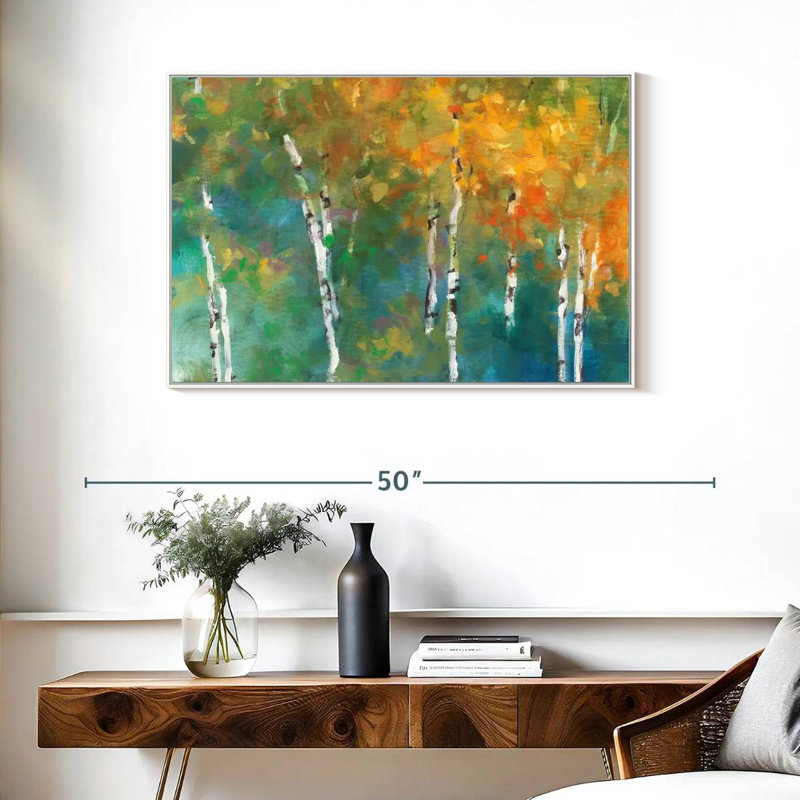 Confettis II, Cadre flottant blanc, 37 po x 25 po