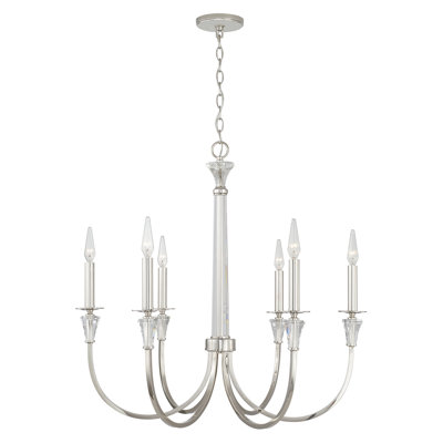 6 - Light Dimmable Classic / Traditional Chandelier